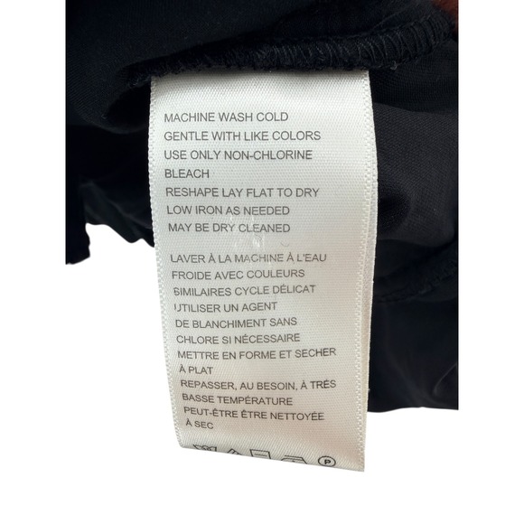 Free People Sweet Echoes Black Floral Velvet Burnout Dress Womens Large Boho - Picture 8 of 9